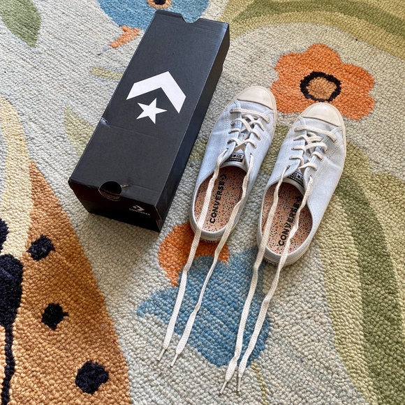 Converse I CTAS Dainty Mule Slip On Sneakers I Denim & White - Picture 15 of 16